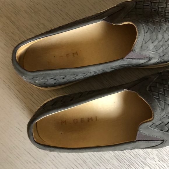 M. GEMI suede gray snickers size 40 - Picture 10 of 13